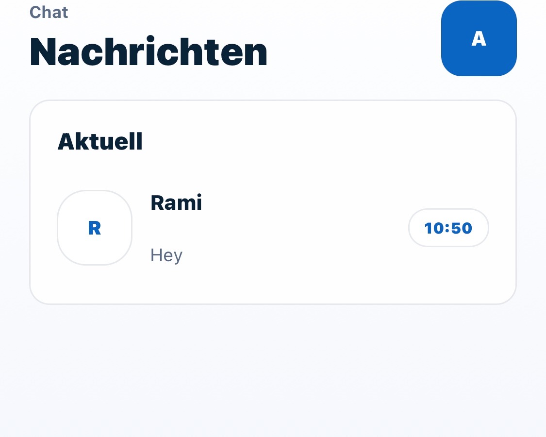 Chat-Screen im Campus-Modus